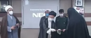 مراسم تجلیل از طلاب بسیجی جهادگر در عرصه مقابله با کرونا