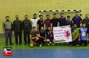 مسابقه فوتسال پایوران و سربازان سپاه ناحیه دامغان برگزار شد