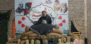 خوسف/برگزاری یادواره شهدا در مسجد امام جعفر صادق علیه السلام