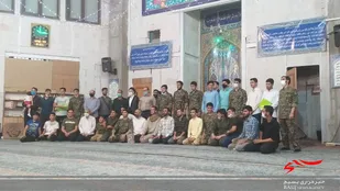 تکریم و معارفه فرمانده پایگاه شهید قلیزاده حوزه مقاومت شهید بهشتی (ره)