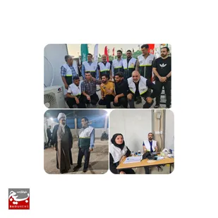 حضور تیم پزشکی &zwnj;کانون&zwnj; بسیج جامعه پزشکی باغملک در پایانه مرزی شلمچه