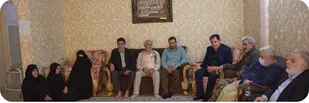 دیدار شهردار منطقه ٢٠ با خانواده&zwnj; معظم شهید رستگار