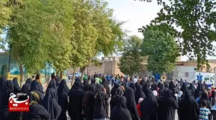 مراسم سینه زنی شهادت حضرت فاطمه (س) در صالح شهر برگزار گردید