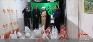 اهدا ۲۲ بسته معیشتی به نیازمندان منطقه کلاته خیج شاهرود