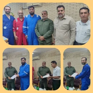 دیدار صمیمی فرمانده ناحیه مقاومت بسیج بوموسی با سنگربانان اقتصاد در جزیره سیری