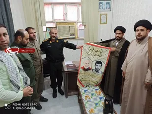 تجلیل و تقدیر از فرماندهان کلانتری دشت آزادگان به مناسبت هفته فراجا