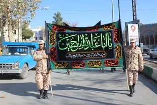 برگزاری مراسم عزاداری کارکنان سپاه شاهرود+تصاویر