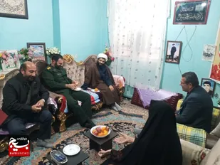 دیدار با مادر شهید خداد میرزازاده در اردل