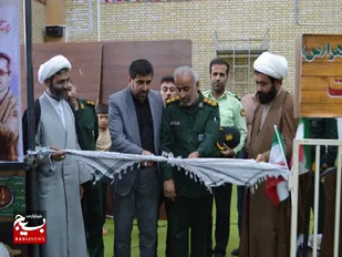 نمایشگاه طرح اسوه بسیج در مرکز شهرستان تنگستان افتتاح شد