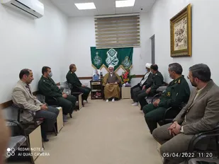 دیدار فرمانده سپاه شاهرود با امام جمعه این شهرستان
