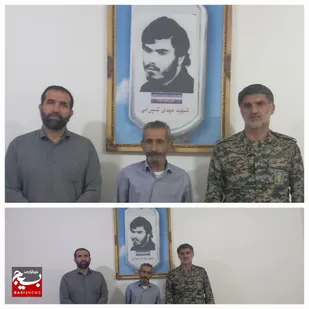 دیدار با خانواده شهید در گتوند