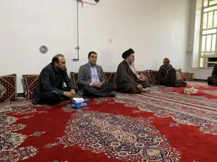 ابراز همدردی آیت الله ملک حسینی با خانواده زنده یاد" منصور زرگر"خبرنگار فقید کهگیلویه و بویراحمدی