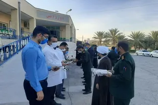 تجلیل از پرستاران بیمارستان فاطمه الزهرا (س) مهر