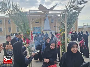 اعزام۲۰۰ دانش آموز دختر مدارس شهرستان های باغملک و صیدون به اردوی راهیان نور