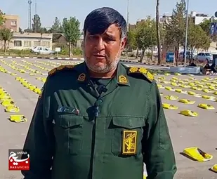 توزیع ۱۵۰۰ بسته لوازم التحریر توسط ناحیه مقاومت بسیج شیروان