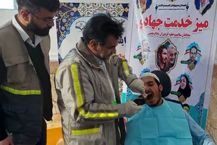 برپایی ایستگاه صلواتی و میز خدمت جهادی و پویش نذر سلامت ارمغان رمضان