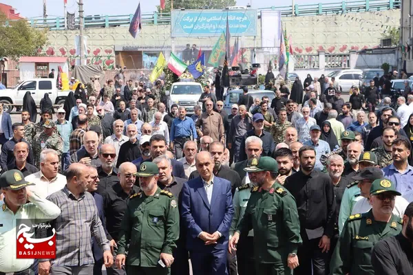 تشییع و تدفین پیکر حاج حسن جوشن در رشت