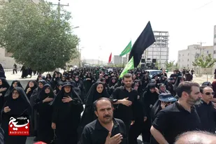 پیاده&zwnj;روی و تجمع عظیم جاماندگان اربعین در نهاوند