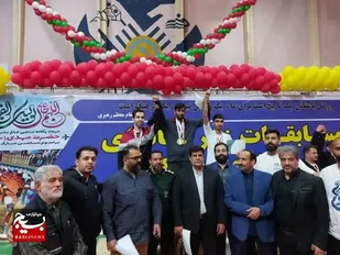 تیم پهلوانی و  زورخانه ای بسیج استان کرمان نائب قهرمان کشور شد