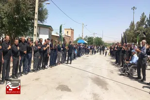 جلوه&zwnj;هایی از عزاداری مردم تویسرکان در روز عاشورا