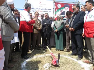کلنگ زنی مرکز جامع تخصصی پیشگیری ،کنترل ودرمان  سرطان شمال کشور در بندرترکمن