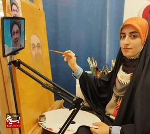 گفت&zwnj;وگو با هنرمند اندیمشکی که تصاویر شهدا را نقاشی می&zwnj;کند&zwnj;
