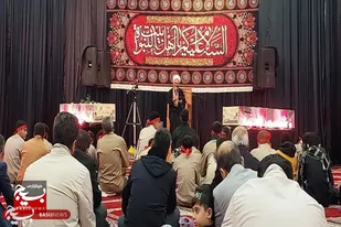برگزاری آئین وداع با پیکر مطهر شهدای گمنام در مصلی امام خمینی(ره) نهاوند