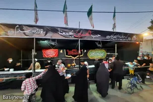 برپایی موکب جاماندگان اربعین نهاوند