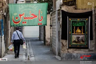 مراسم عزاداری هر کوچه یک حسینیه در اردبیل