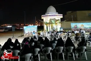 تجلیل از ایثارگران در جوار شهید گمنام اهواز به مناسبت هفته دفاع مقدس