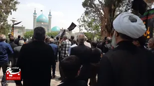 شکوهِ اقامه عزای شهادت امام صادق(ع) در کاشمر + عکس