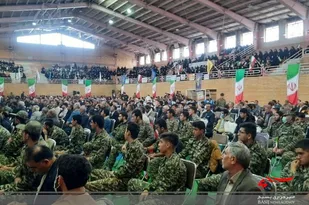 جشن بزرگ سالروز میلاد بسیج در میانه برگزار شد