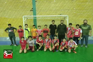 مسابقه فوتبال بین پایگاهی کودکان بسیجی در سرخه برگزار شد