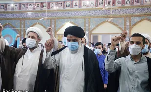 تجمع روحانیون اهواز برای محکومیت کشتار شیعیان افغانستان