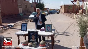 آیین معنوی  آبروی محله به یاد شهید سیدعلی مشکانی در شهرستان خوشاب+عکس