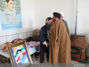 سرکشی از خانواده روحانی شهید رضا شهریاری