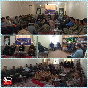 دیدار صمیمی با امام جمعه لالی به مناسبت هفته عقیدتی سیاسی