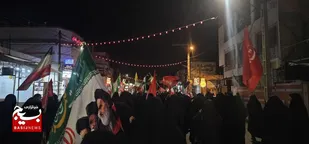 بانوان شهرستان گتوند با فرزندان خود در تجمعات شبانه حضور پرشور یافتند