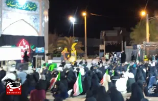 اجتماع مردم بندر هندیجان درسنگر ایستادگی موج ۱۴۷