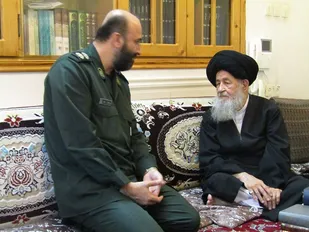 دیدارفرمانده سپاه ناحیه گرگان با آیت الله علوی گرگانی