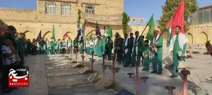 حرکت کاروان پیاده لردگان تا کربلا