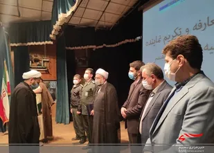 مراسم تکریم و معارفه مسئول دفتر نمایندگی سپاه رامسر