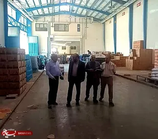 مسئول بسیج اصناف خراسان رضوی از مراکز توزیع کالاهای اساسی بازدید کرد