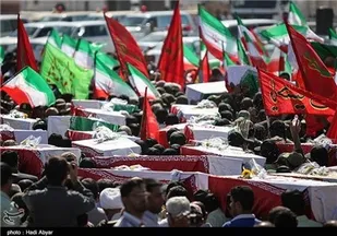 پیکر ۵۸ شهید سرافراز دفاع مقدس از مرز شلمچه وارد کشور شد