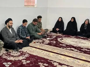 دیدار جمعی از بسیجیان دهستان بهادران با امام جمعه بهادران