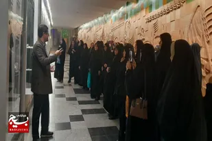 بازدید بسیجیان حوزه مقاومت بسیج حضرت فاطمه الزهراء (س) بهار از باغ موزه دفاع مقدس