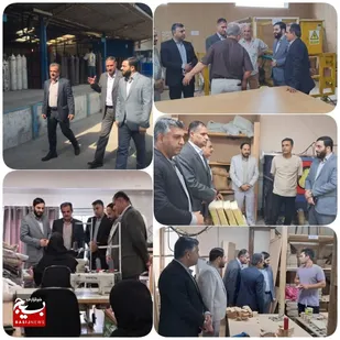بازدید مسئول سازمان بسیج کارگران و کارخانجات سپاه کربلا از مراکز تولیدی سیمرغ