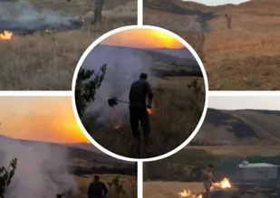 آتش&zwnj;سوزی در منطقه شکار ممنوع کاغذکنان با تلاش محیط بانان مهار شد&nbsp;