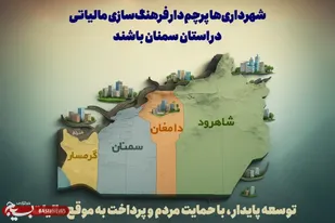شهرداری&zwnj;ها پرچم&zwnj;دار فرهنگ&zwnj;سازی مالیاتی در استان سمنان باشند