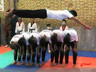 نمایش رزمی کاران ذوالفقار بسیج